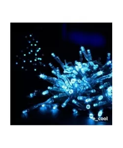 Instalatie 100 ledurialbastre - 8 m fir negru Instalatie 100 ledurialbastre - 8 m fir negru