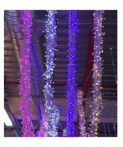 Instalatie tip ploaie cu led 3 x 10 m 3200 led