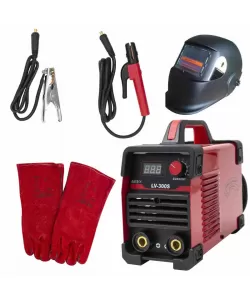 Aparat de sudura cu invertor LV300S Micul Fermier, Invertor, MMA, 300 A + Masca de sudura cu reglaj automat
