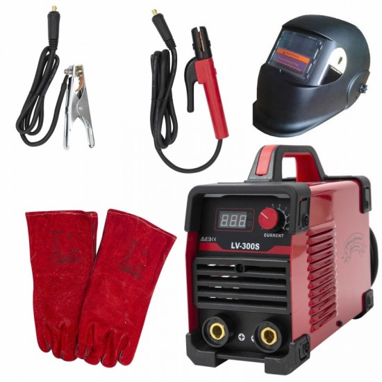 Aparat de sudura cu invertor LV300S Micul Fermier, Invertor, MMA, 300 A + Masca de sudura cu reglaj automat