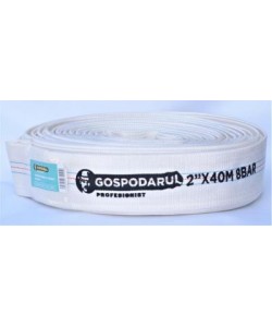 Furtun pompieri - PVC panzat - 2'' - ø 50mm - 8 Bar - 40m