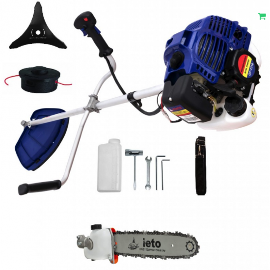 Set Motocoasa Micul Fermier 3.4 CP + Cap tip drujba