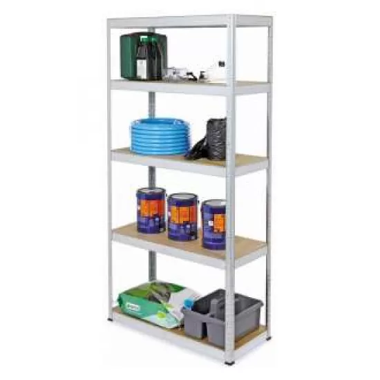 RAFT GALVANIZAT 5 POLIȚE 180 X 120 X 45 CM 300 KG