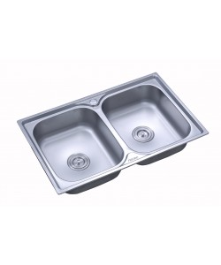 Chiuveta 2 cuve satin  ERT-SN 9027