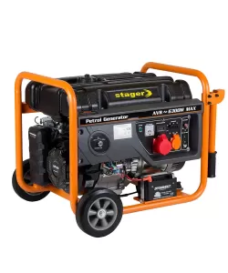 Generator open frame benzina Stager GG 7300-3EW pornire electrica