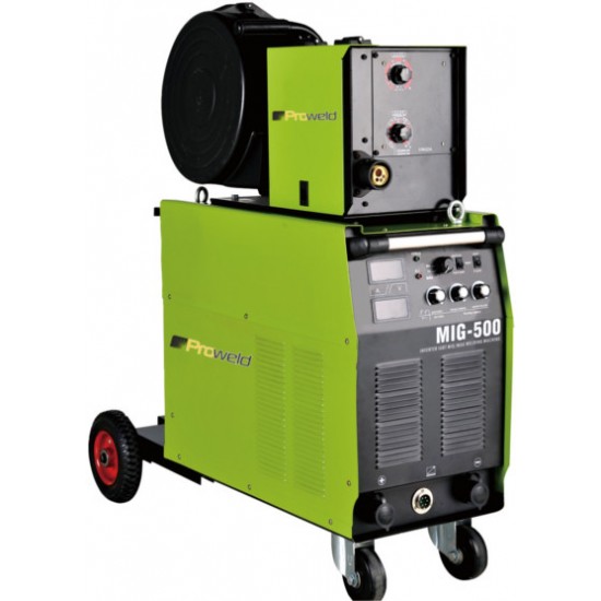 Invertor MIG/MAG + MMA, ProWeld MIG-500. Derulator extern, 500 A