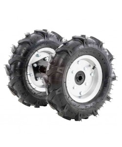 Set roţi cauciuc TS 103 400x8 cu manicot