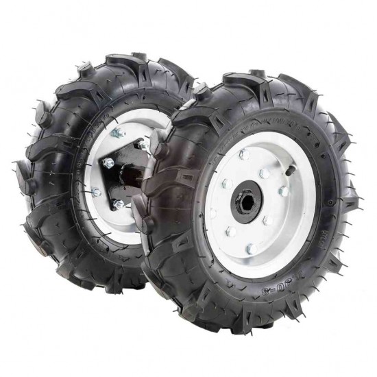 Set roţi cauciuc TS 103 400x8 cu manicot
