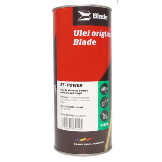 Ulei 2T - power verde (1LITRU)-BLADE