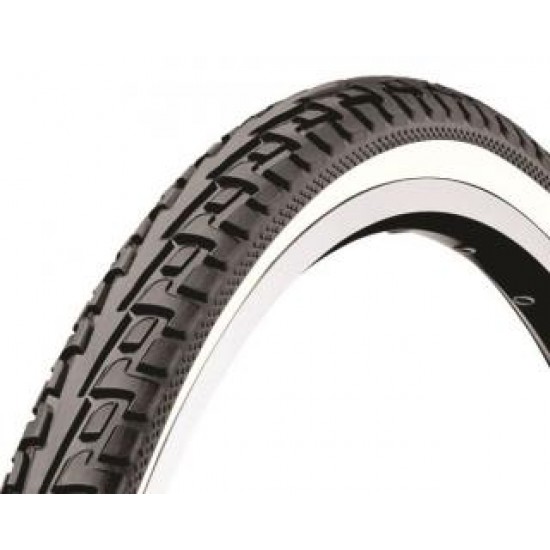 Cauciuc bicicleta deestone 26x1.75 (47-559) - strada - banda alba - d1006