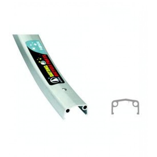 Janta bicicleta 24x1.5-1.75 - aluminiu simpla - (360g) (ml-01) (36h) (14g)