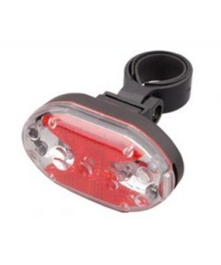 Licurici bicicleta alb+rosu 5 led