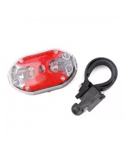 Licurici bicicleta alb+rosu 9 led