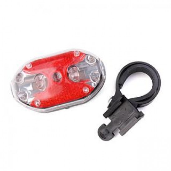 Licurici bicicleta alb+rosu 9 led