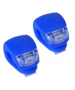 Set licurici bicicleta silicon lumina alb + rosu 4 functii