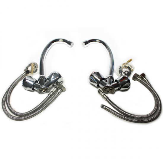 Baterie apa rece+calda cu rozeta DS-91029