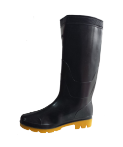 Cizme din cauciuc negre 38cm