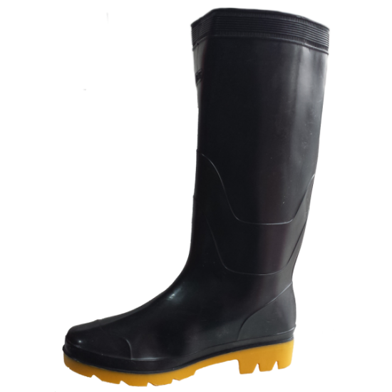 Cizme din cauciuc negre 38cm