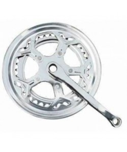 Angrenaj pedalier bicicleta 2 foi - rotund cp (48t-40t)