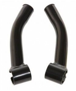 Coarne bicicleta otel - negre