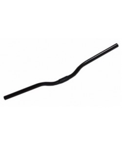Ghidon bicicleta semi-curbat negru