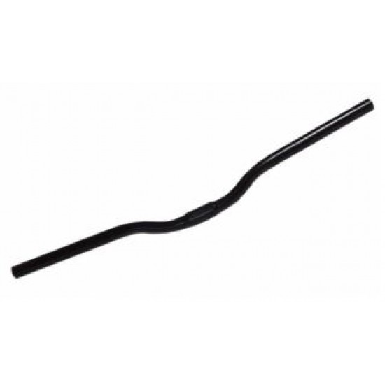 Ghidon bicicleta semi-curbat negru