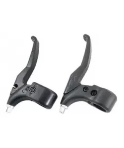 Manete bicicleta frana plastic negru
