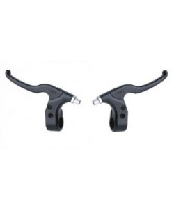 Manete bicicleta frana plastic negru (top)