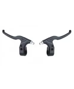 Manete bicicleta frana plastic negru (top)