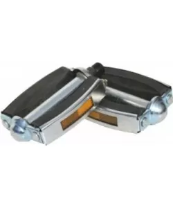 Pedale bicicleta cauciuc ranforsari metalice curbate