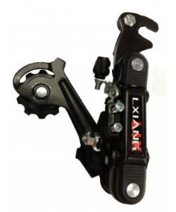 Schimbator pinioane prindere bicicleta ax top black
