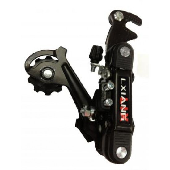 Schimbator pinioane prindere bicicleta ax top black