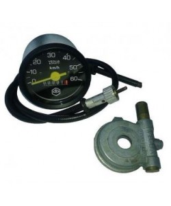 Ansamblu scuter kilometraj piaggio ciao 50 (mare - melc + cablu + vitezometru, d=60mm)