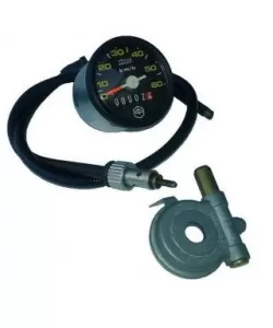 Ansamblu scuter kilometraj piaggio ciao 50 (mic - melc + cablu + vitezometru, d=48mm) Ansamblu scuter kilometraj piaggio ciao 50 (mic - melc + cablu + vitezometru, d=48mm)