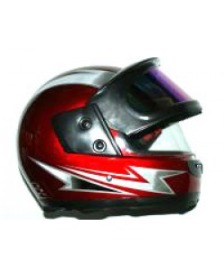 Casca cu viziera dubla scuter-clara - fumurie