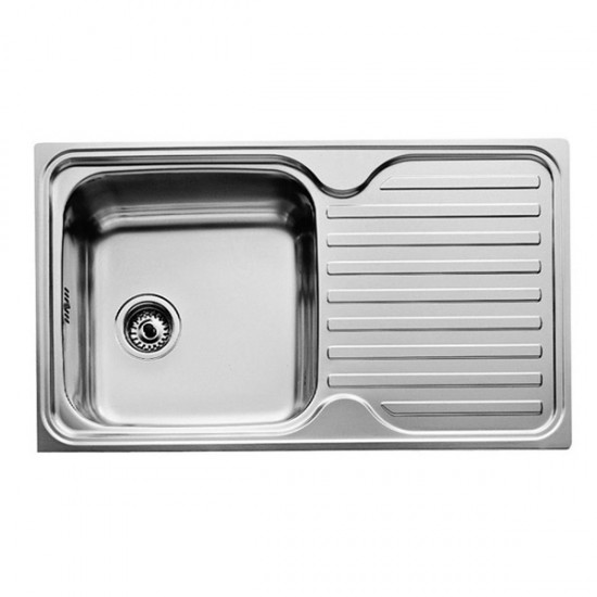 Chiuveta cu O Cuva Teka 10119005 CLASSIC 1C 1E Reversibil/a Otel inoxidabil