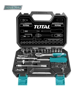 Trusa de chei tubulare 1/2 cu antrenor 45 piese