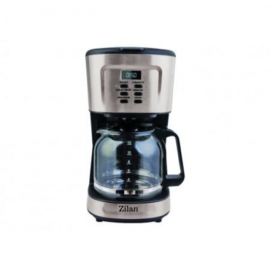 Filtru cafea inox digital ZILAN 1.5L, 900W