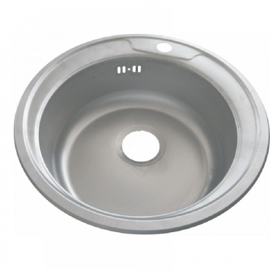 Chiuveta rotunda inox anticalcar pentru blat AC48