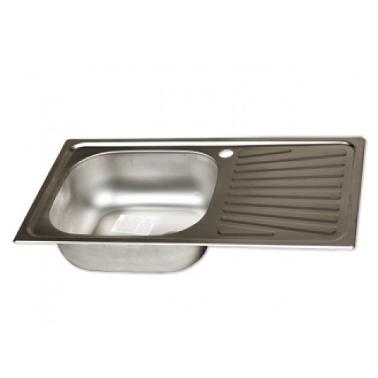 Chiuveta inox anticalcar pentru blat 43.5x76 cm 430