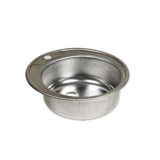 Chiuveta rotunda Z-inox anticalcar pentru blat AC48