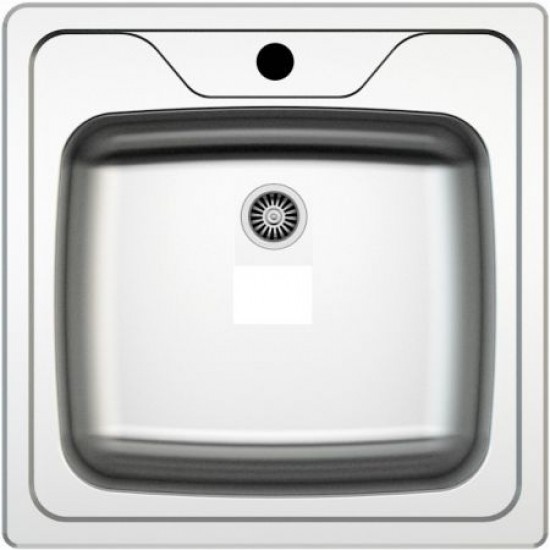 Chiuveta inox anticalcar pentru blat 50x50 cm