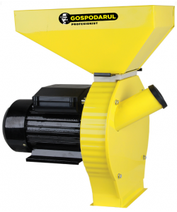 Moara electrica de macinat Porumb, grâu, orz, stiulete intreg, uruiala Gospodarul Profesionist GP-2, 2500 W, 200 kg/h