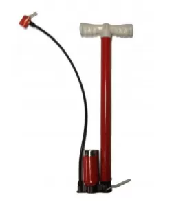 Pompa auto manometru - metal + maner alb - 57*35CM