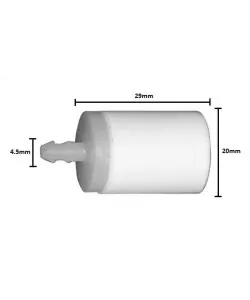 Filtru benzina Husqvarna 4.5mm Filtru benzina Husqvarna 4.5mm