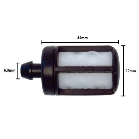Filtru benzina Stihl 6.3-Capacitate mare