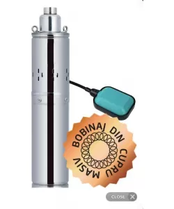 Pompa submersibila de adancime BLADE 4QGD 1.2-F PRO-750 W-155m- cu flotor