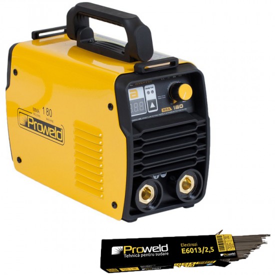 Invertor sudura, profesional ProWeld MMA-180 A-Bonus 5 kg electrozi Invertor sudura, profesional ProWeld MMA-180 A-Bonus 5 kg electrozi