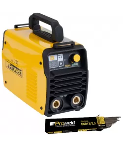 Invertor sudura, profesional, IGBT ProWeld MMA-220 A-BONUS 5 kg electrozi Invertor sudura, profesional, IGBT ProWeld MMA-220 A-BONUS 5 kg electrozi