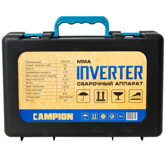 Aparat de sudura - invertor CAMPION 311DK+ Valiza transport